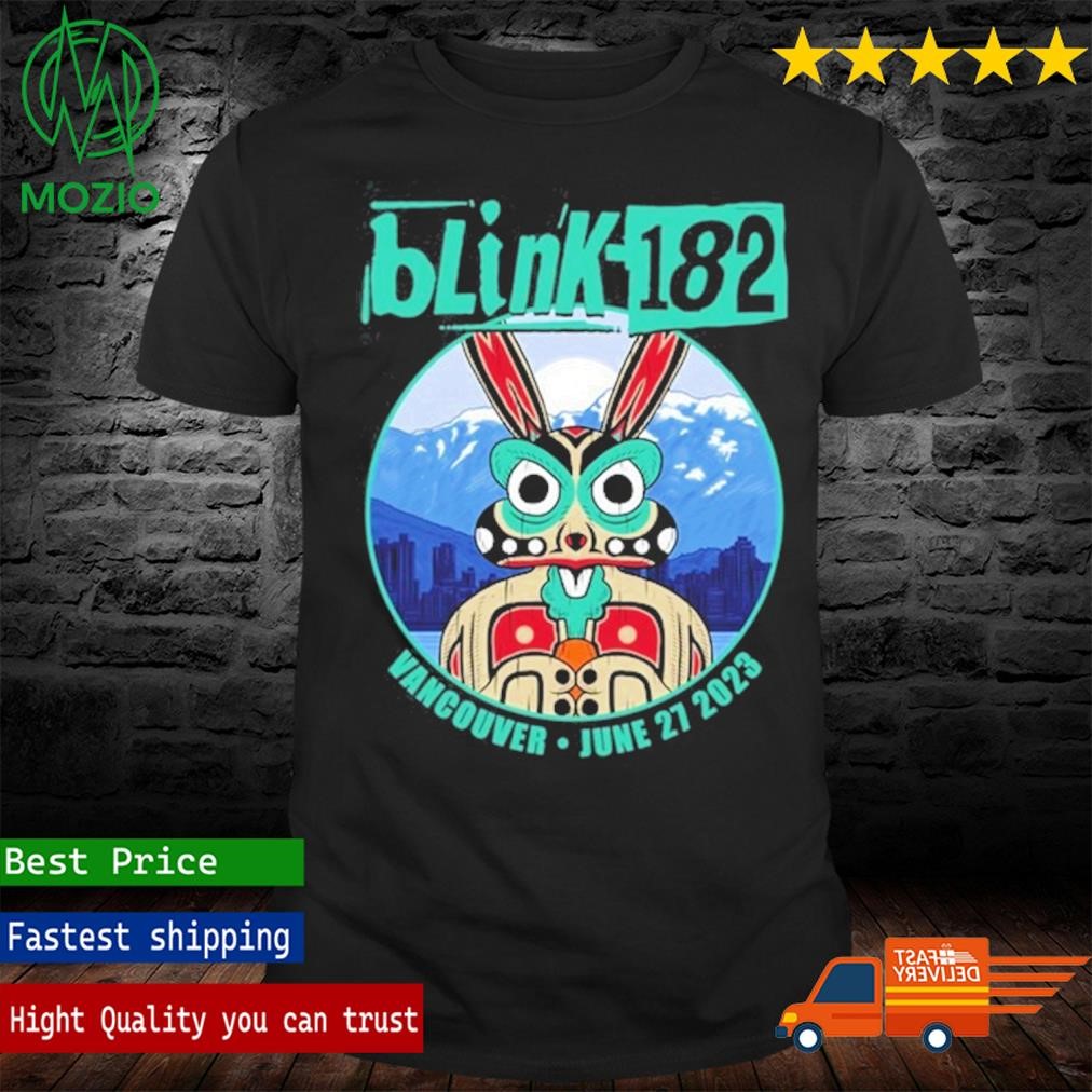 Official blink-182 2023 Vancouver, BC World Tour T-Shirt