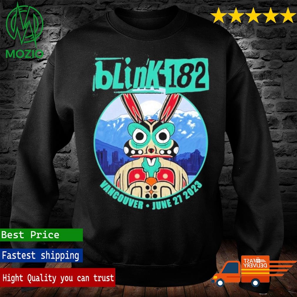 Official blink-182 2023 Vancouver, BC World Tour T-Shirt