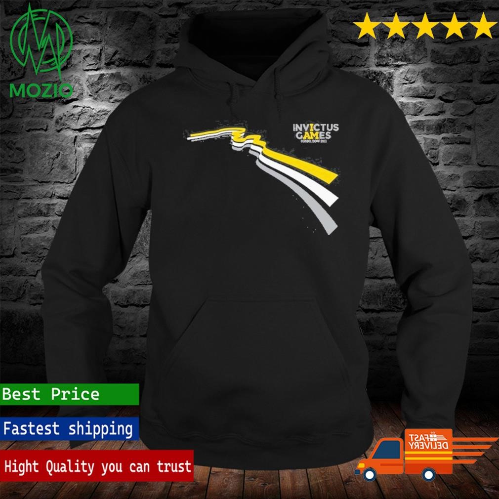 Invictus Games Dusseldorf 2023 Half Wave Black T Shirt hoodie sweater long sleeve and tank top