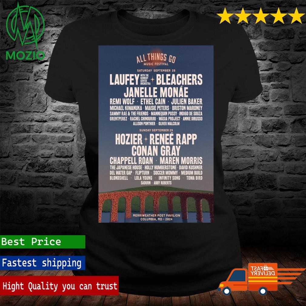 Official All Things Go Music Festival September 2024 Poster Shirt 