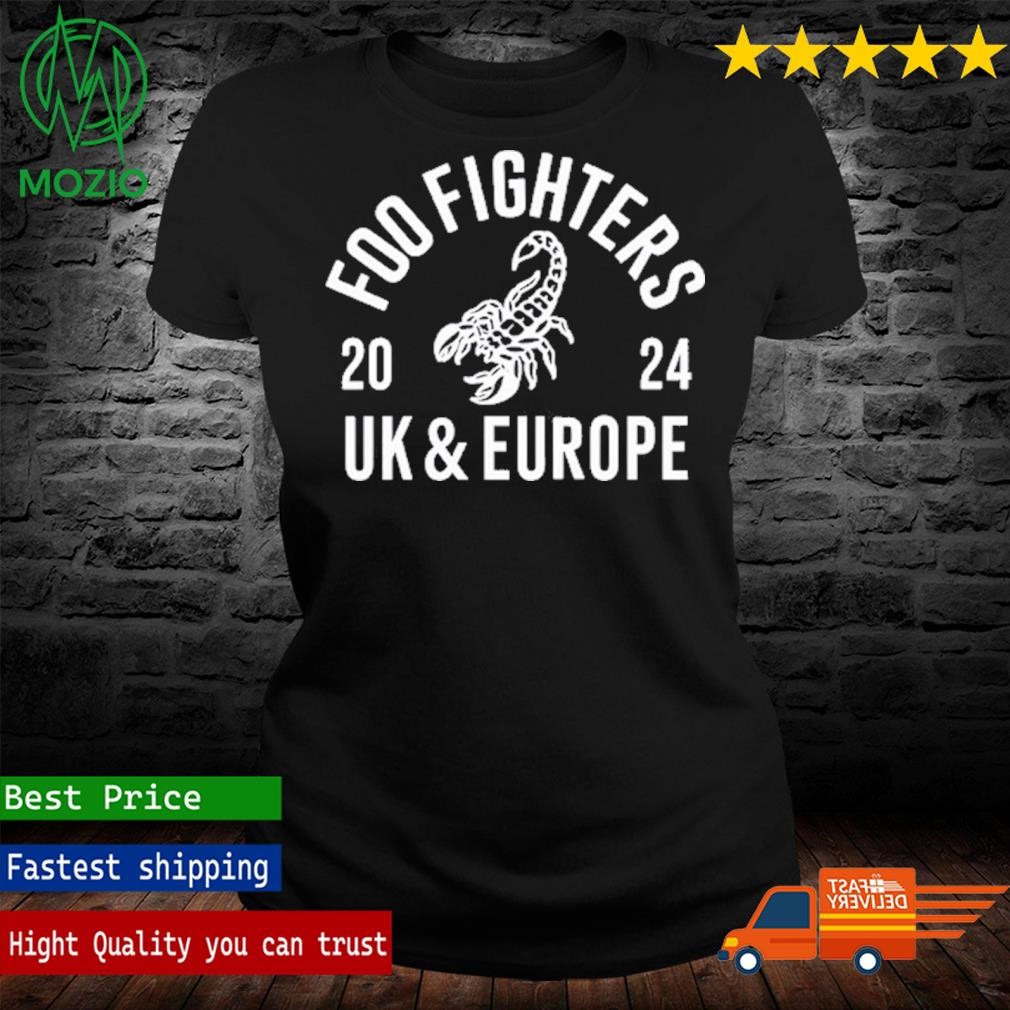 Official Grohl Foo Fighters UK Europe 2024 Tour T Shirt hoodie sweater long sleeve and tank top