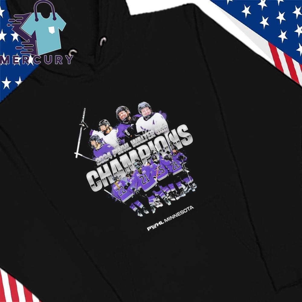 Minnesota PWHL 2024 Walter Cup Championship Collection Shirt, hoodie ...