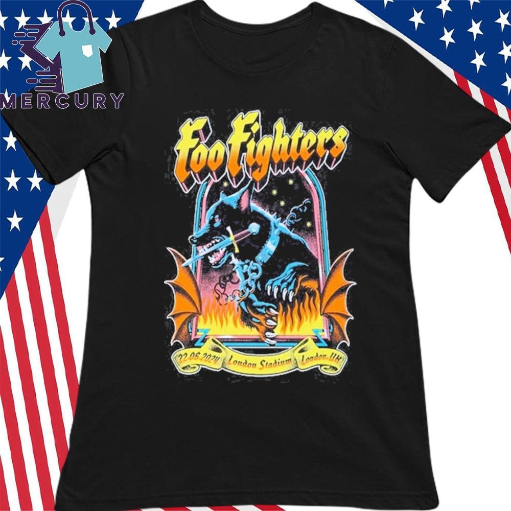 Foo fighters t shirt uk ladies best sale