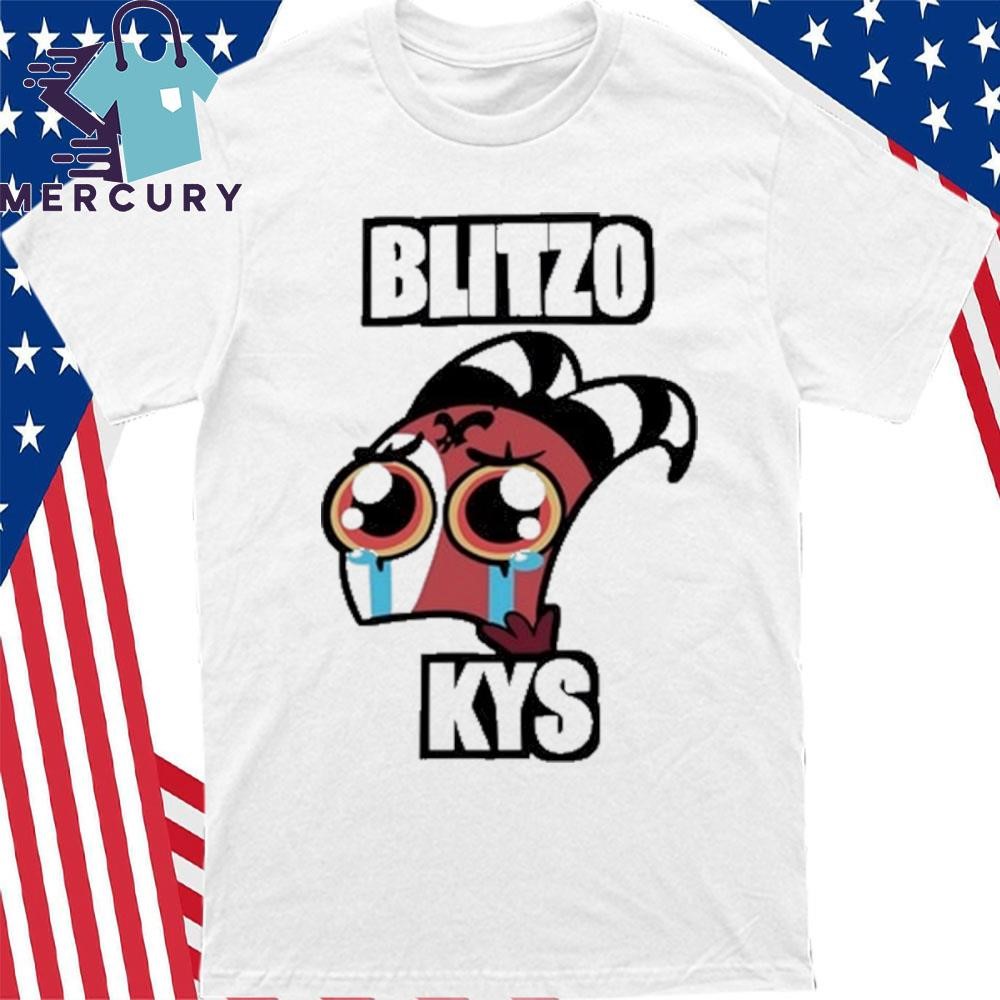 Shark Robot Blitzo Kys Shirt, hoodie, sweater, long sleeve and tank top, image size:1000x1000