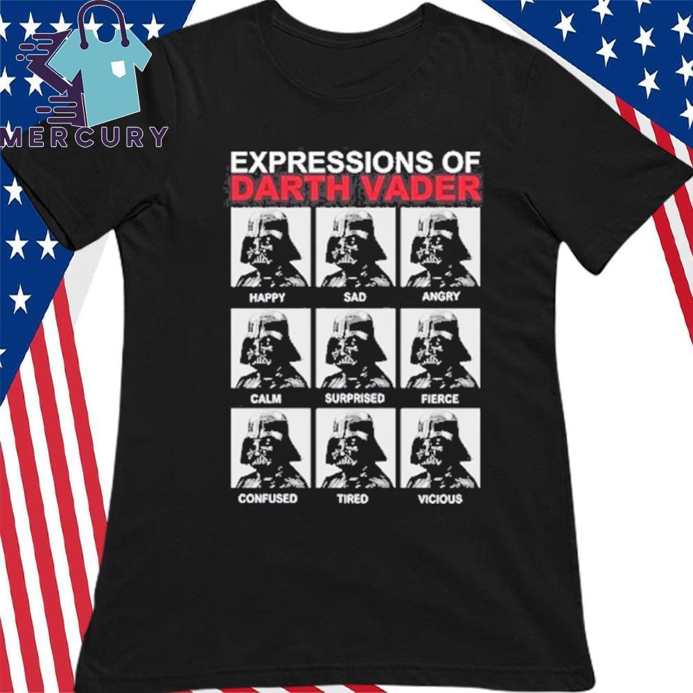 Darth vader expressions t shirt best sale