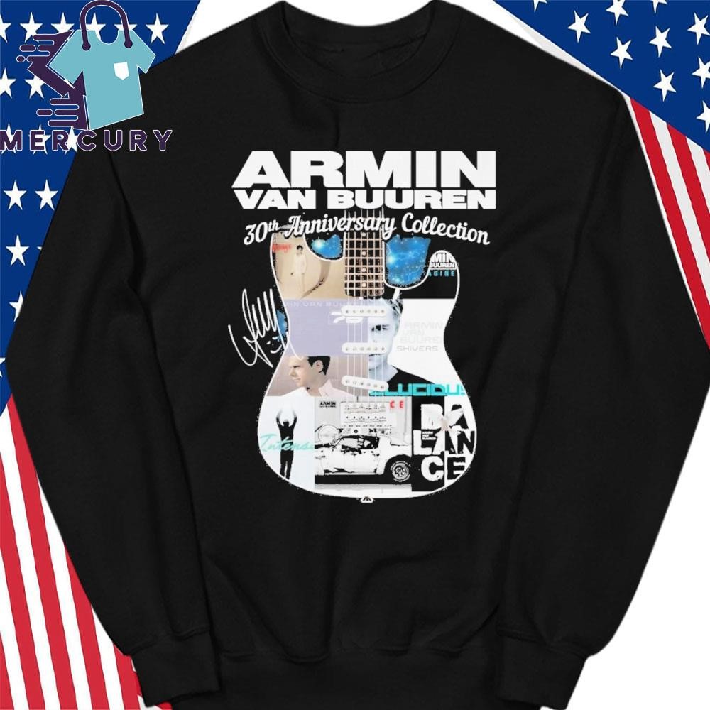 Design Armin Van Buuren 30th Anniversary Collection Signature T Shirt hoodie sweater long sleeve and tank top