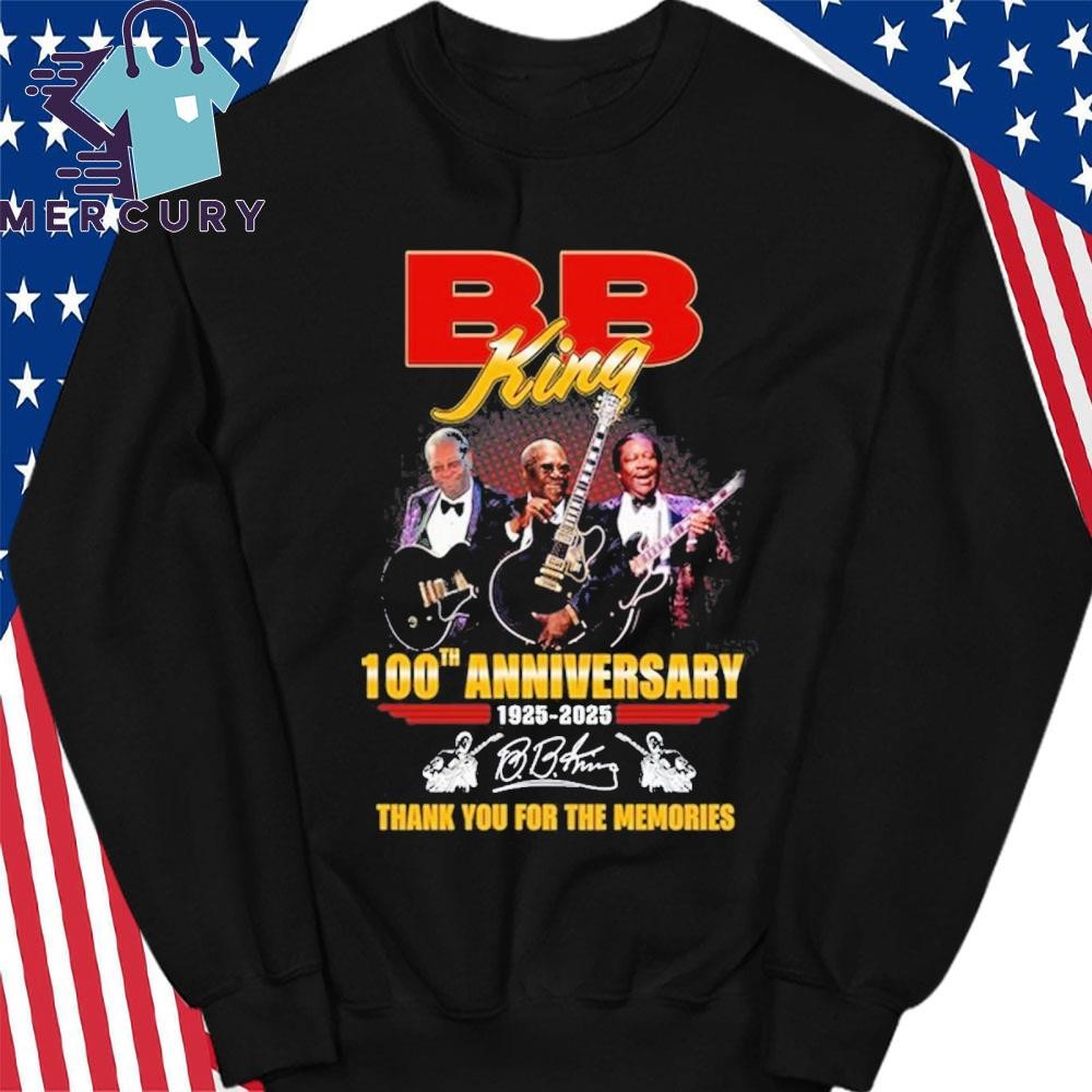 Design BB King 100th Anniversary 1925-2025 Thank You For The