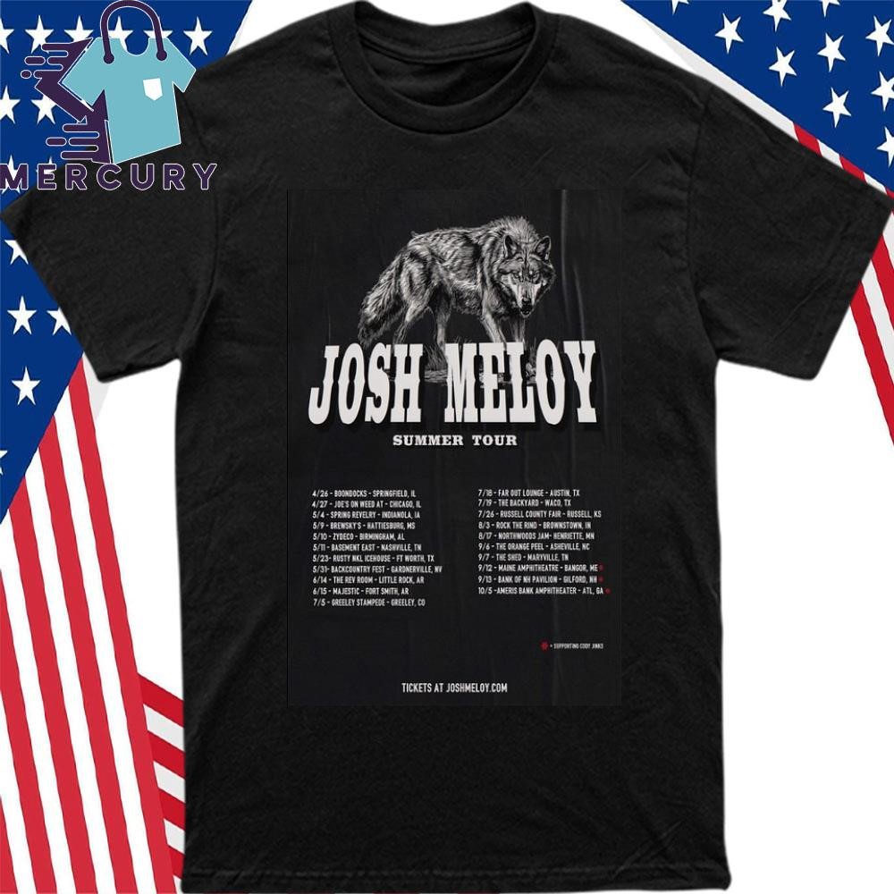 Design Josh Meloy Summer 2024 Tour Poster Shirt, hoodie, sweater 