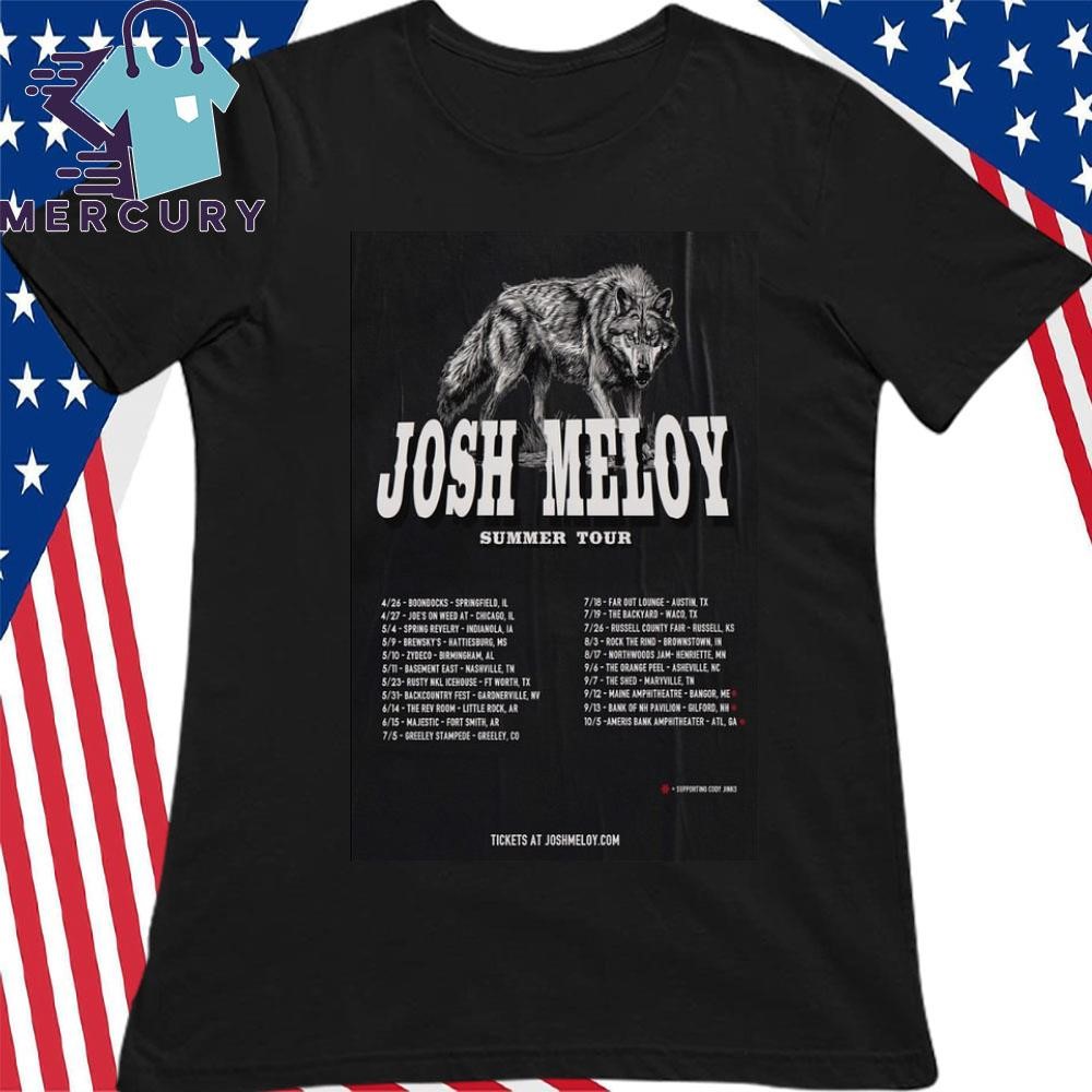 Design Josh Meloy Summer 2024 Tour Poster Shirt, hoodie, sweater 