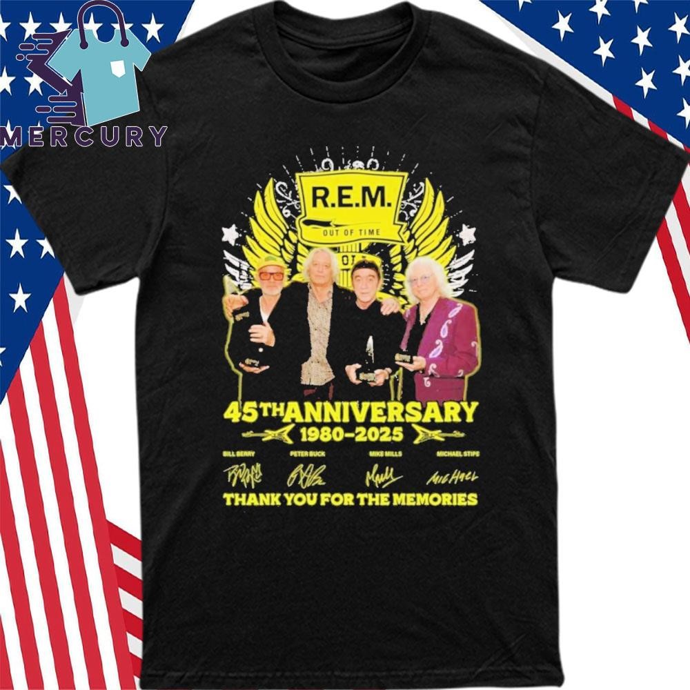 Design R.E.M. Out Of Time 45th Anniversary 1980-2025 Design R.E.M. Out Of Time 45th Anniversary 1980-2025