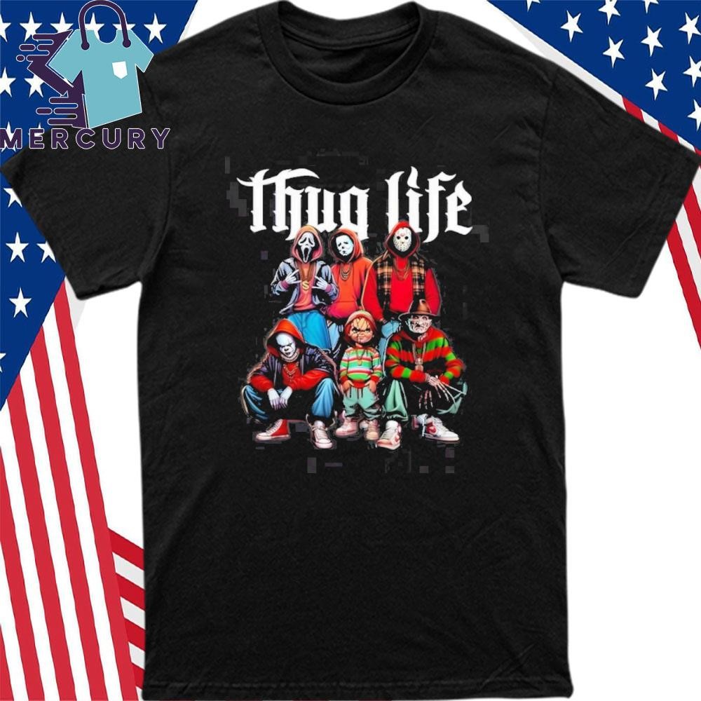 Design Thug Life Horror Movies Characters Shirt hoodie sweater long sleeve and tank top