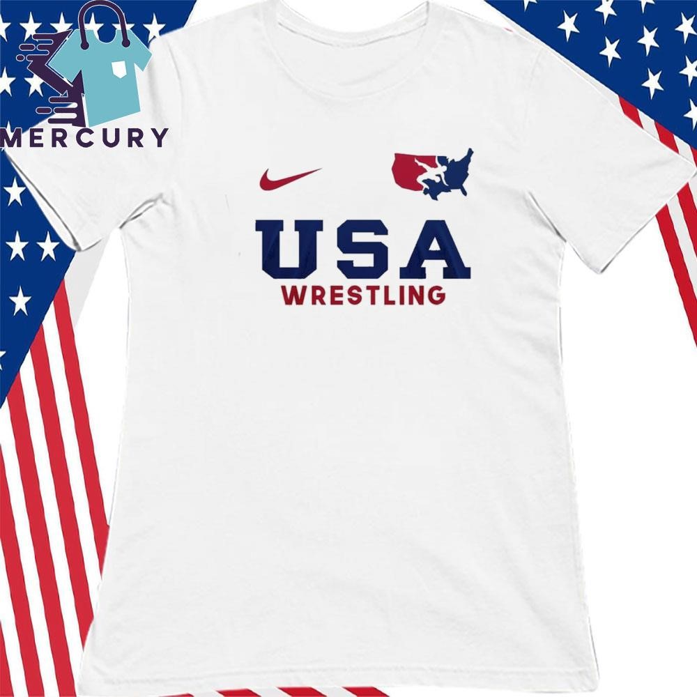 Team USA Wrestling Oympic Paris 2024 Nike Shirt hoodie sweater long sleeve and tank top