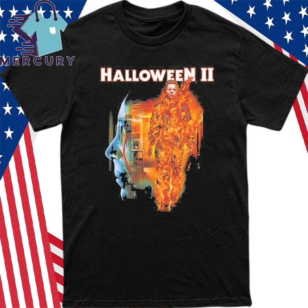 Design Halloween 2024 II Michael Myers Poster Black T-Shirt 