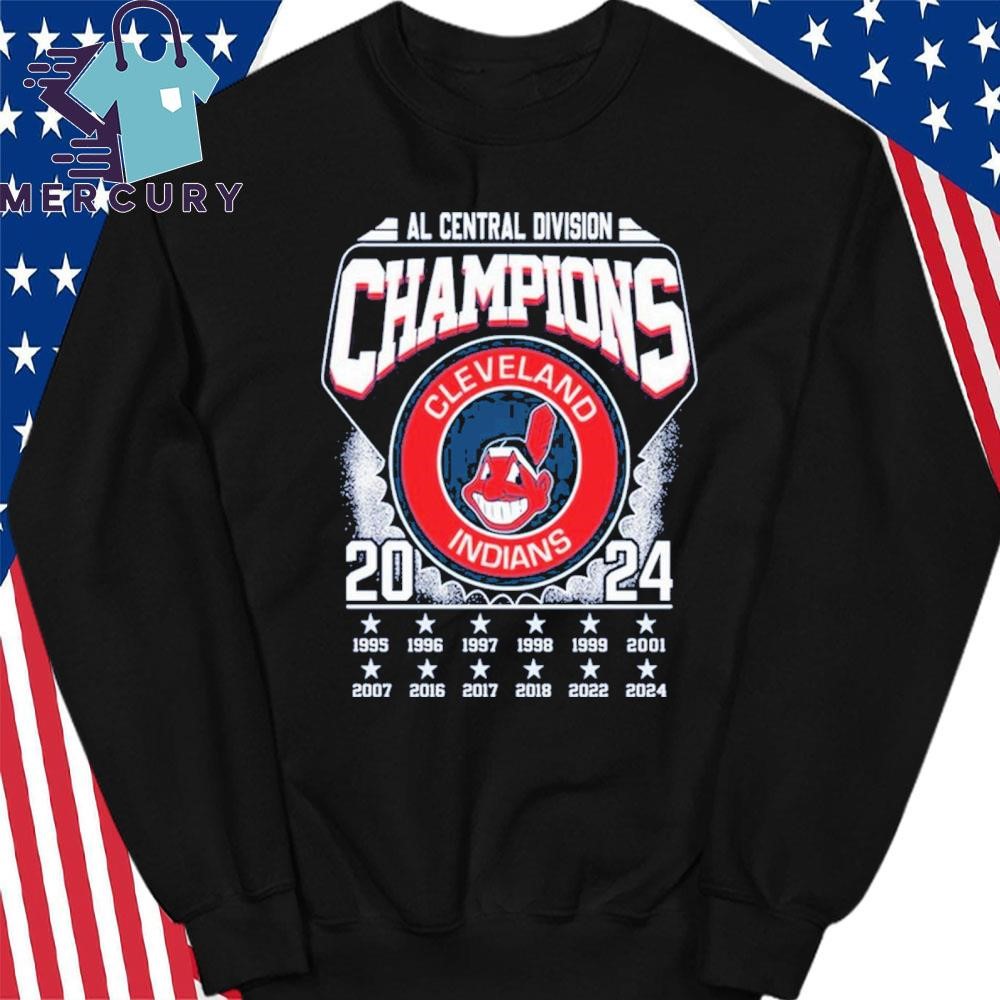 Official Cleveland Indians AL Central Division Champions 2024 Cleveland Guardians T Shirt hoodie sweater long sleeve and tank top