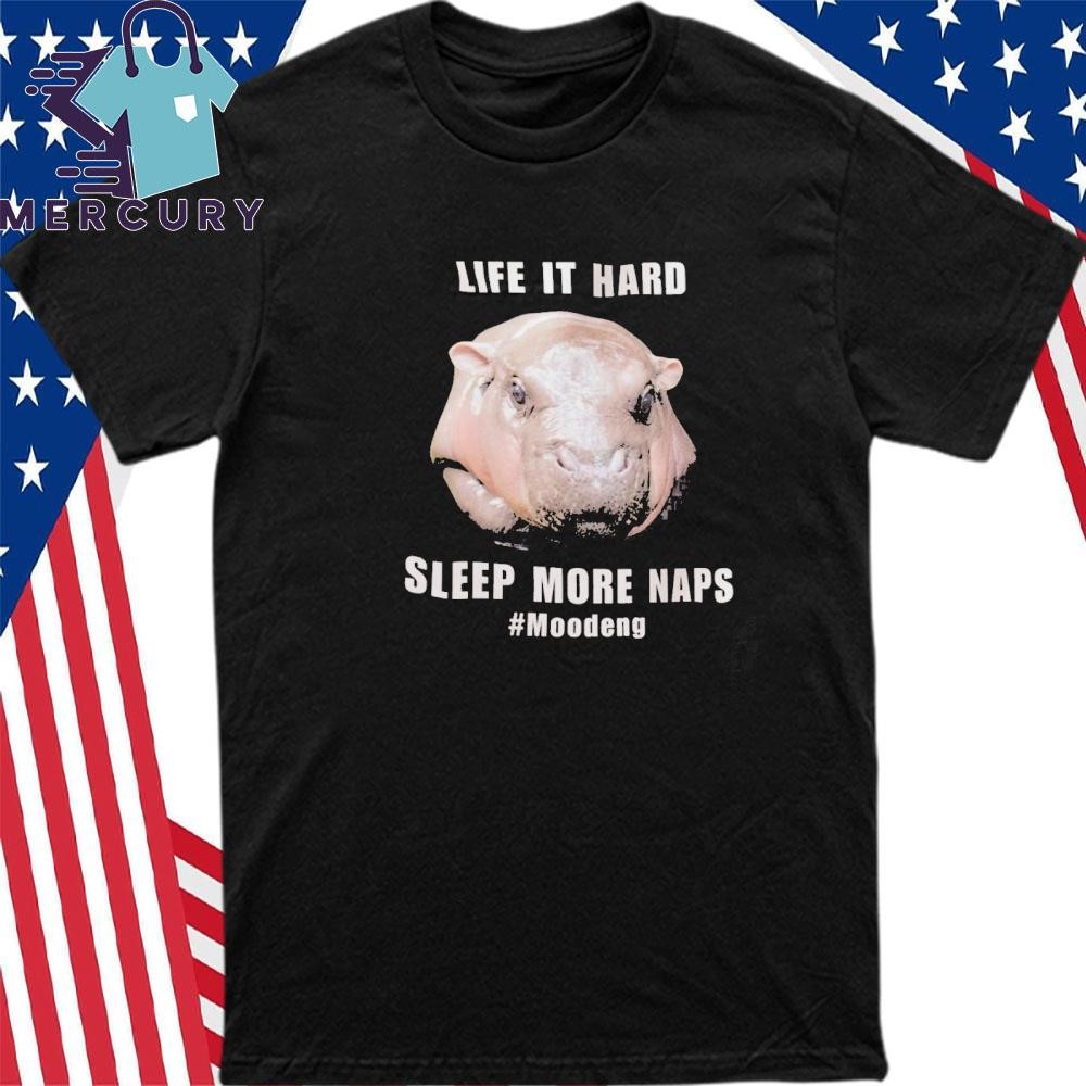 Official Life It Hard Sleep More Naps Baby Pygmy Hippo Moo Dang 