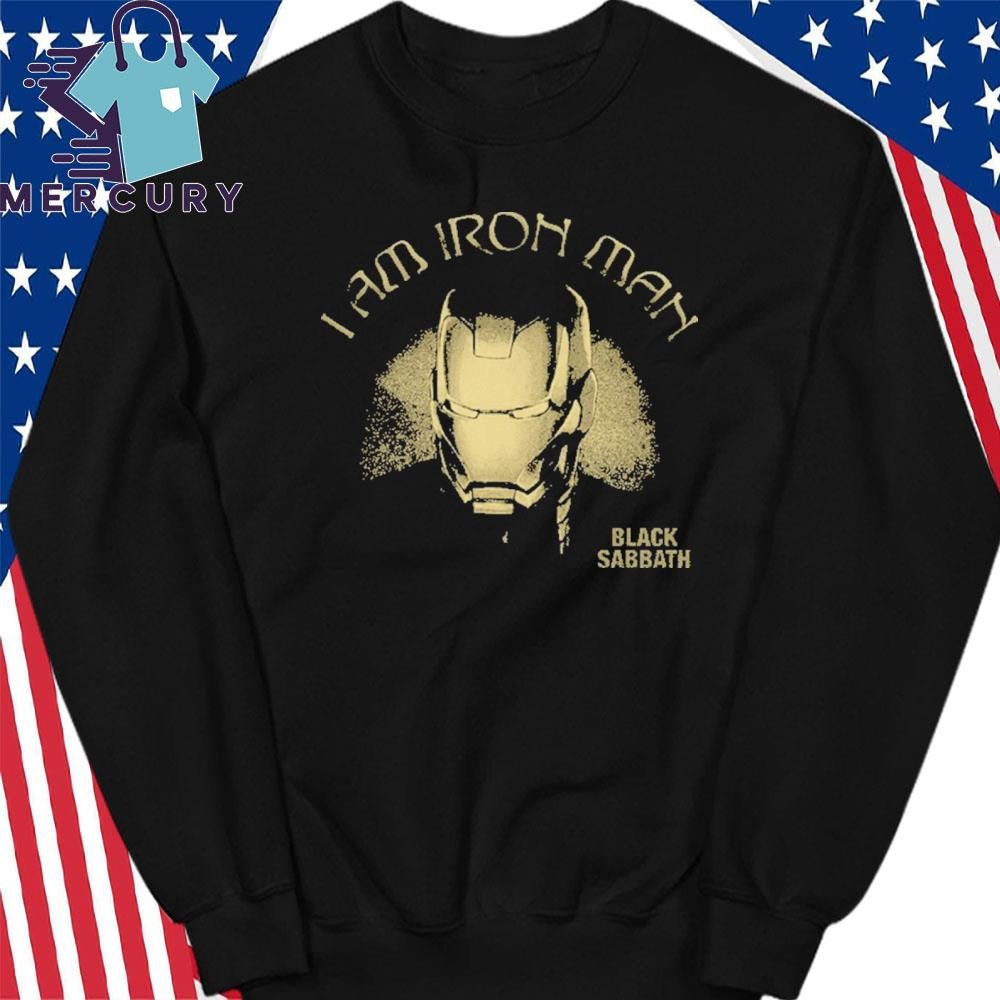 Official Marvel Iron Man By Black Sabbath I Am Iron Man Shirt hoodie sweater long sleeve and tank top