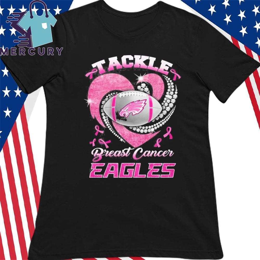 Official Tackle Breast Cancer Philadelphia Eagles Logo Shirt hoodie sweater long sleeve and tank top