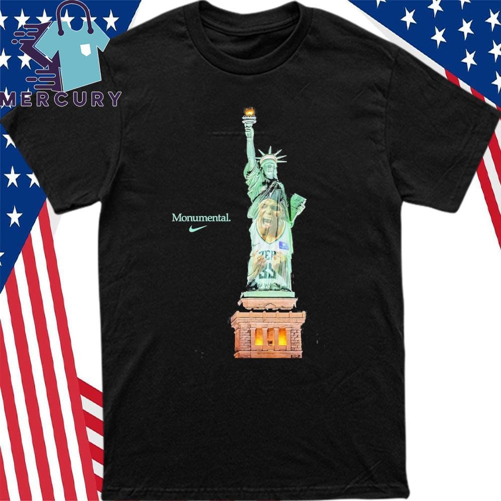 Nike statue of liberty t shirt best sale