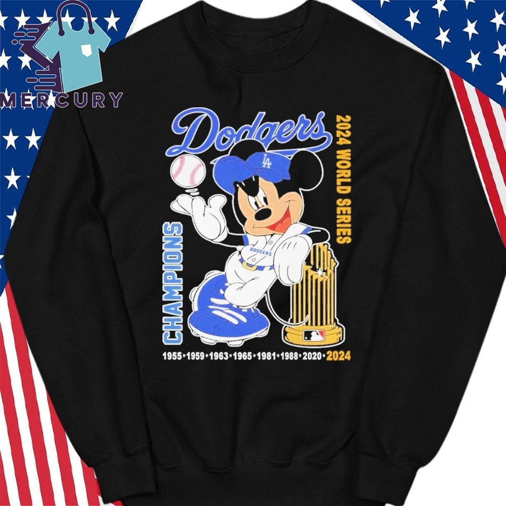 Mickey mouse dodgers shirt hotsell