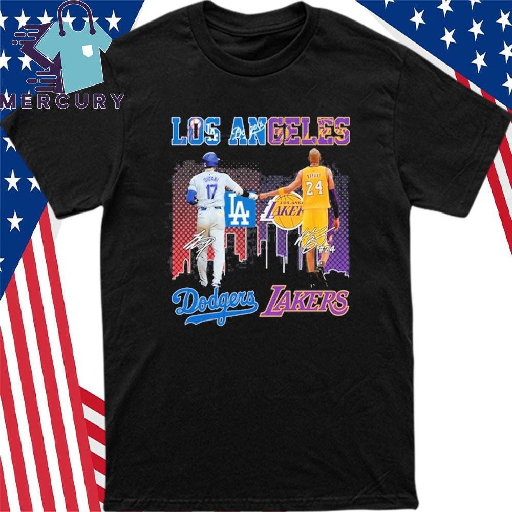 Deals Dodgers x Lakers shirt