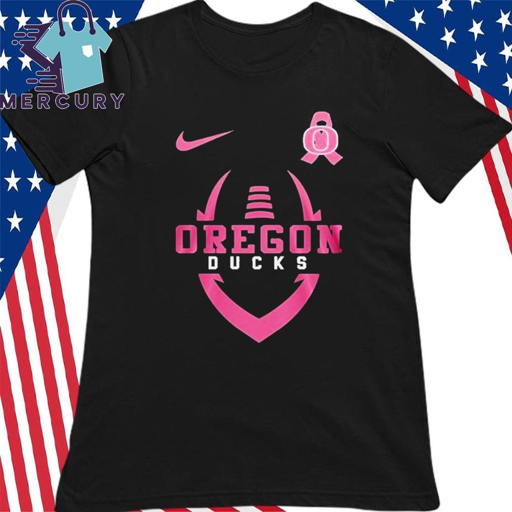 Official Nike Oregon Ducks Tackle Breast Cancer Pink Out Logo Shirt hoodie sweater long sleeve and tank top