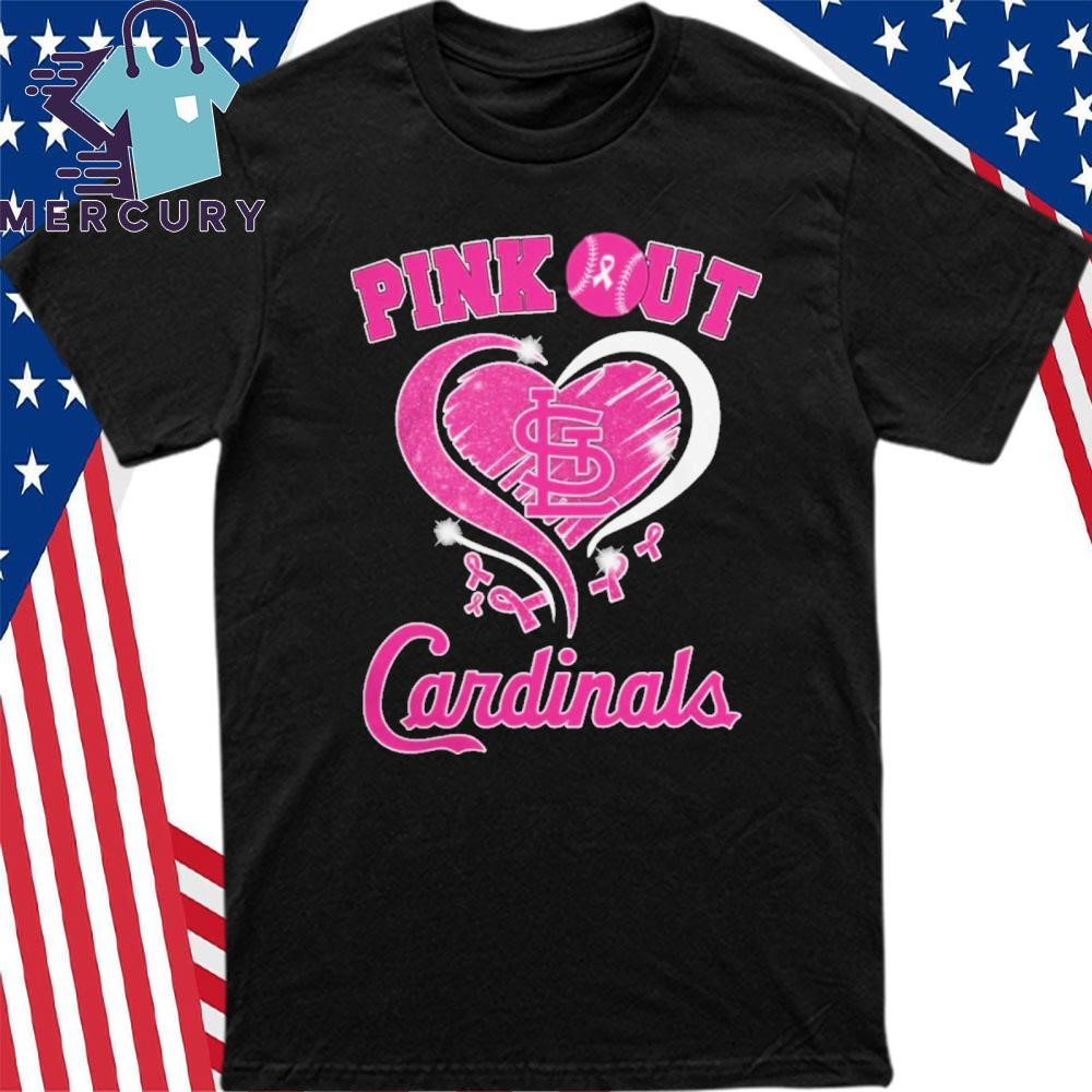 Pink st louis cardinals shirt online