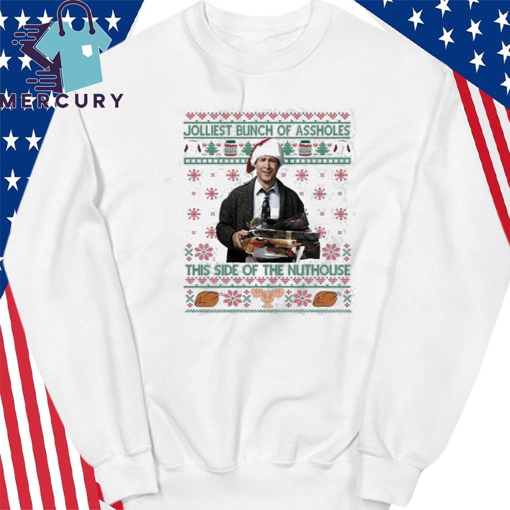JOLLIEST BUNCH Of ASSHOLES - Ugly Christmas Sweater JOLLIEST BUNCH Of ASSHOLES - Ugly Christmas Sweater