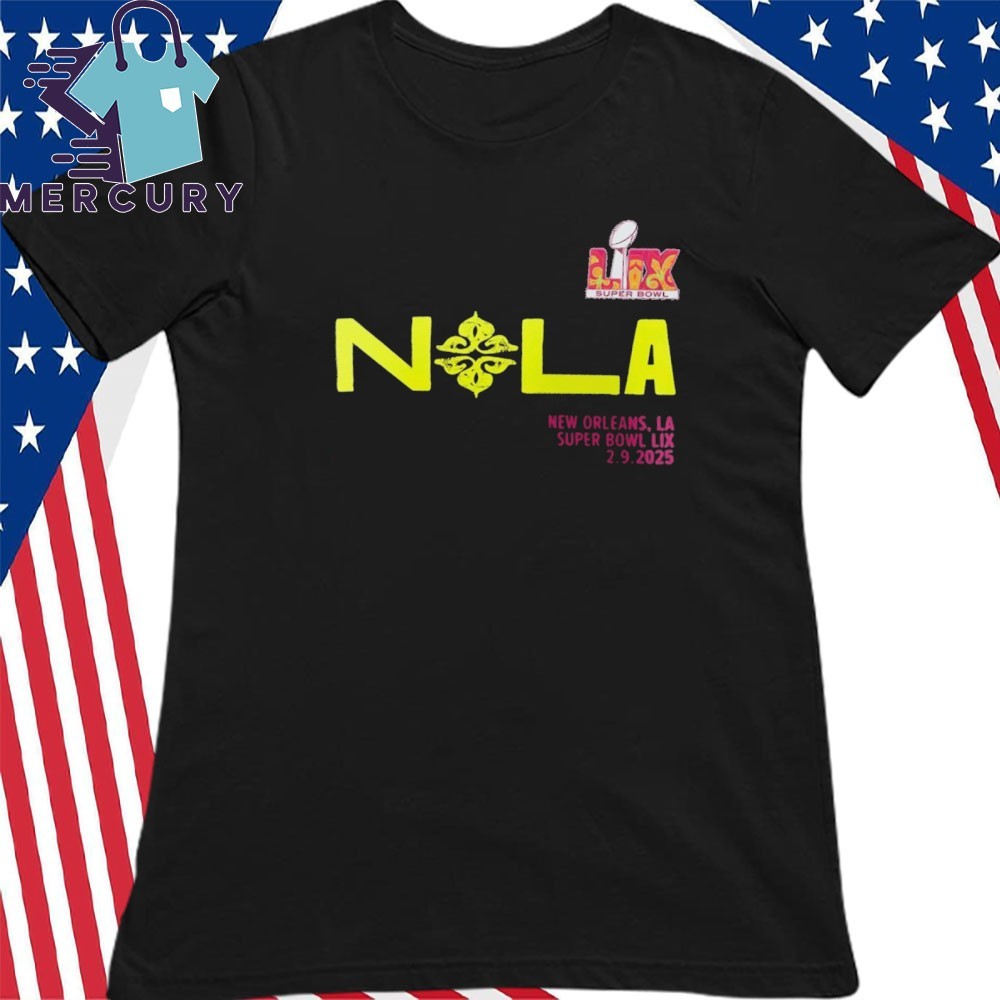 いラインアップ Super NFL Nike Official Bowl hoodie T-Shirt, 2025 Nola LIX シャツ