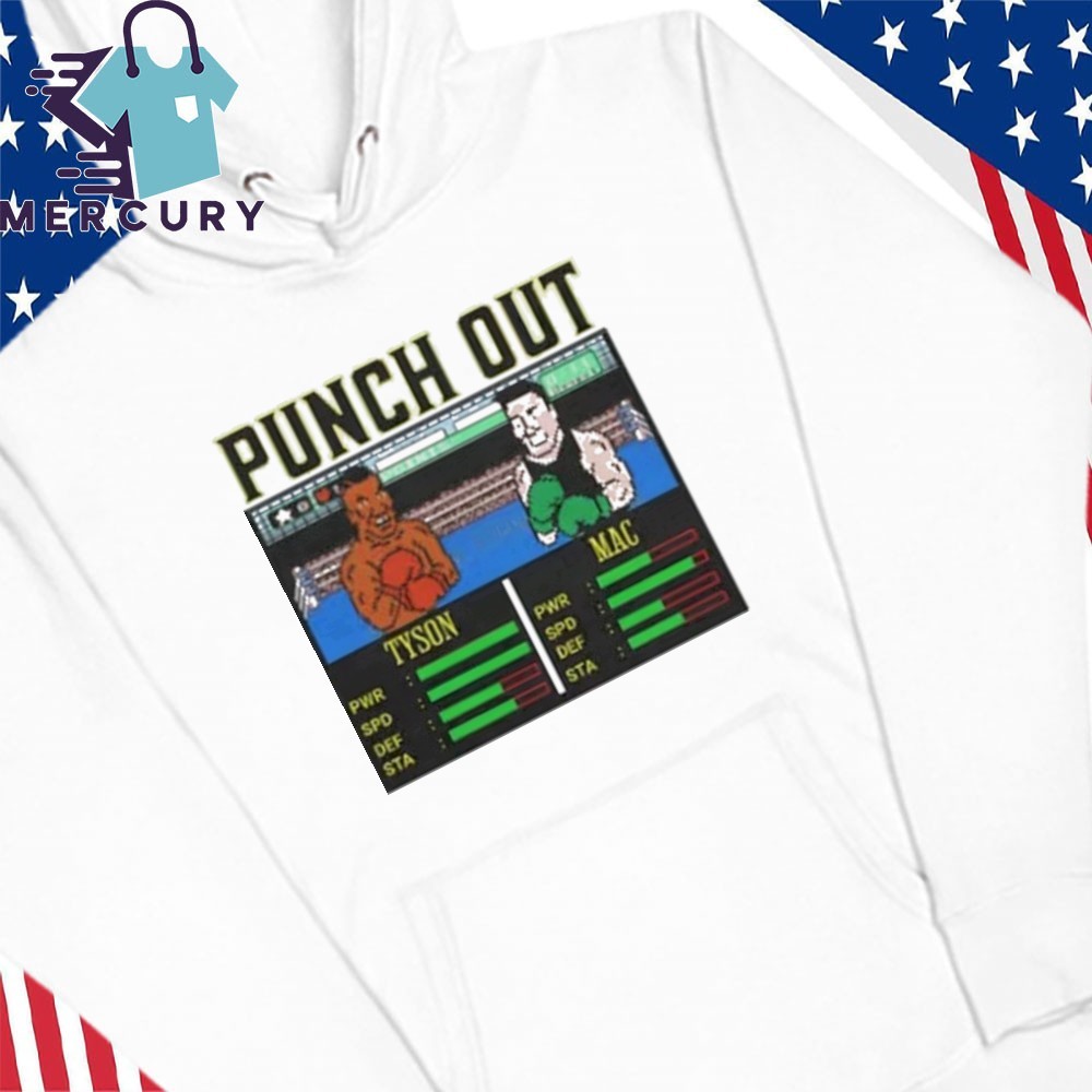 Official Punch Out Boxing Mike Tyson Vs Mac Shirt hoodie sweater long sleeve and tank top