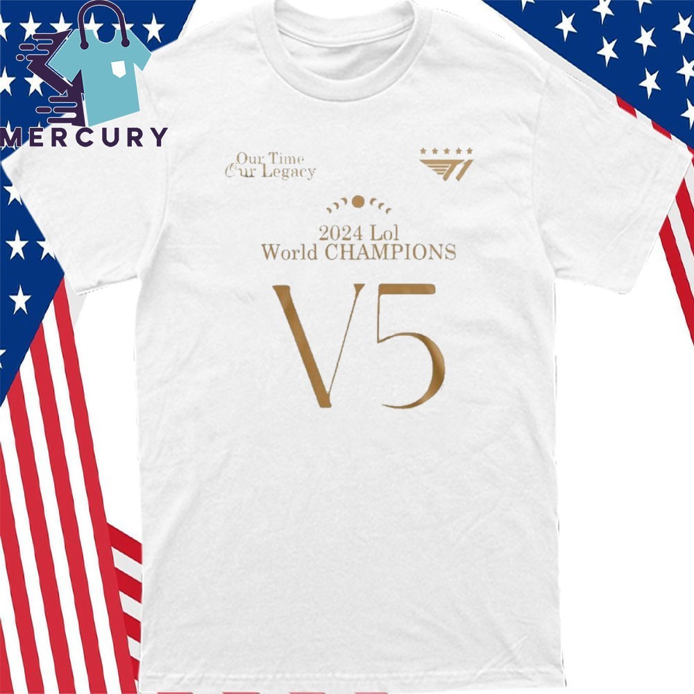 Official T1 2024 Lol World Champions T-Shirt, hoodie