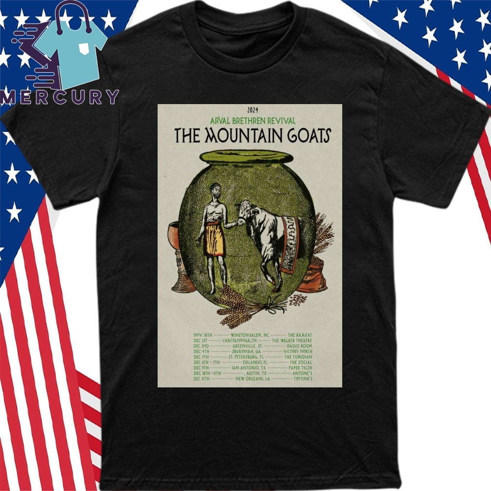 Official The Mountain Goats Arval Brethren Revival Tour 2024