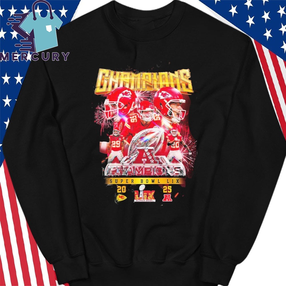 Official Kansas City Chiefs Super Bowl LIX 2025 Champions