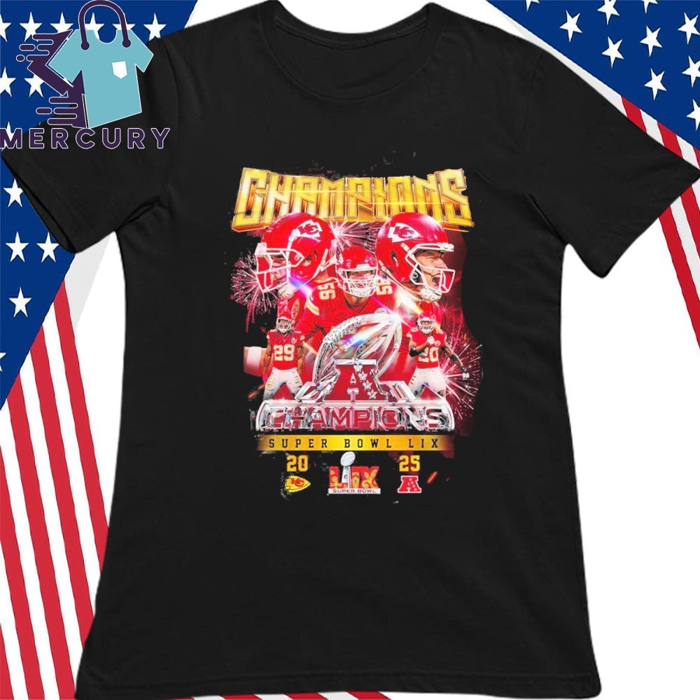 Official Kansas City Chiefs Super Bowl LIX 2025 Champions