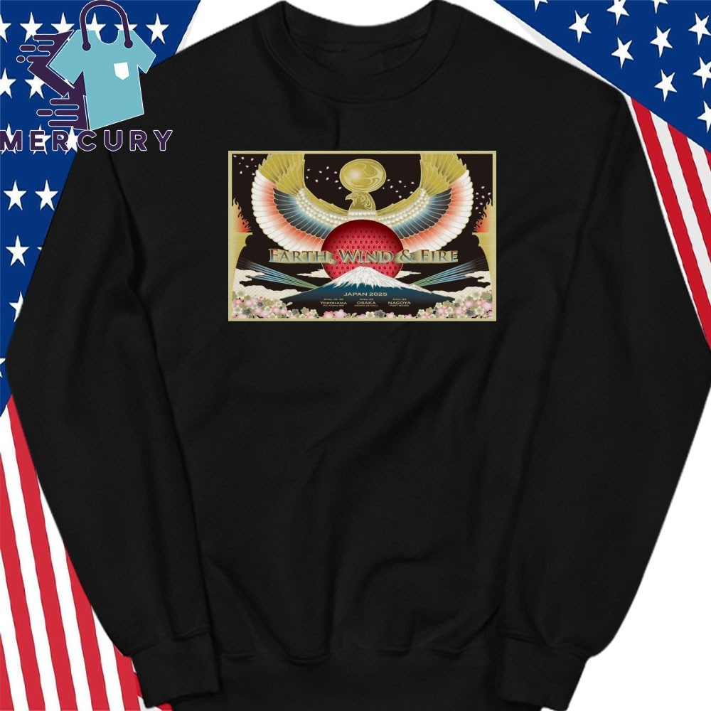 Earth, Wind & Fire Japan Tour Apr 2025 Poster T-Shirt