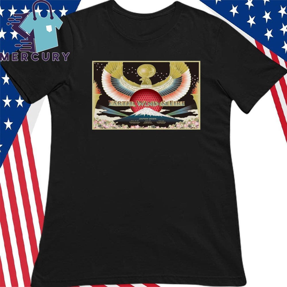 Earth, Wind & Fire Japan Tour April 2025 T-shirts, hoodie