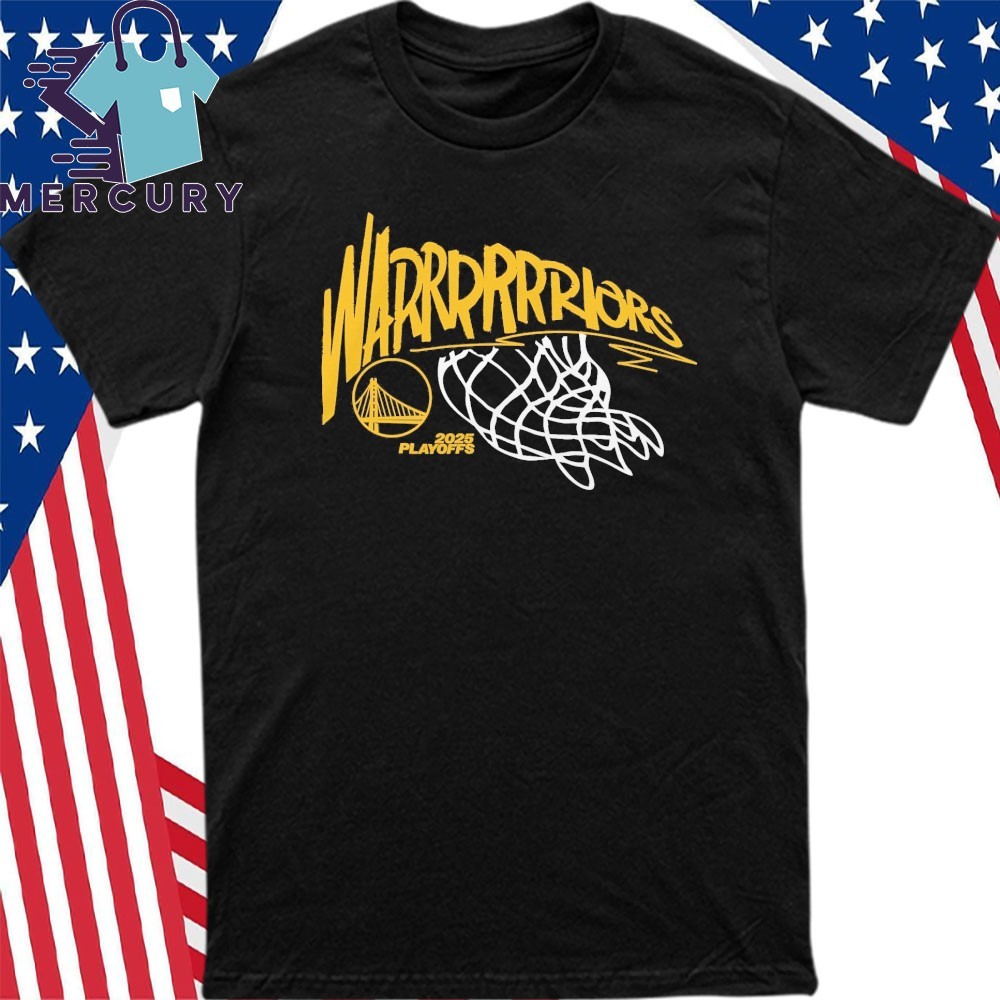 Nike NBA Golden State Warriors Courtside T-Shirt Black