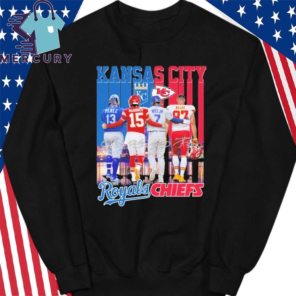 Official Kansas City Royals x Kansas City Chiefs Signature T