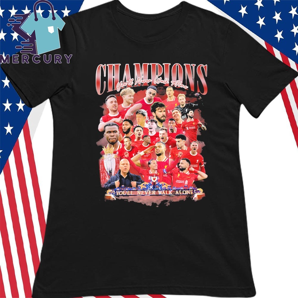Official Liverpool 2025 Champions You'll Never Walk Alone