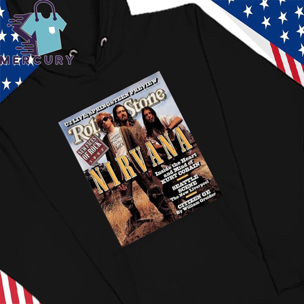 Official Nirvana Rolling Stone Kurt Cobain Shirt, hoodie