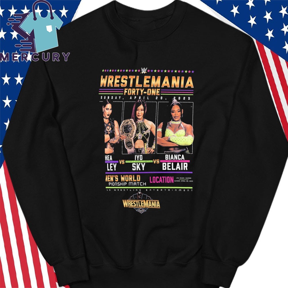 Official WrestleMania 41 IYO SKY vs. Bianca Belair vs. Rhea Official WrestleMania 41 IYO SKY vs. Bianca Belair vs. Rhea