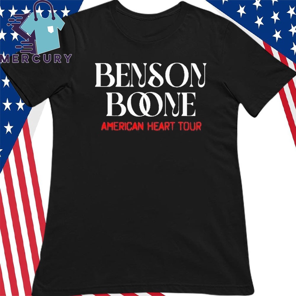 Official Benson Boone American Heart Tour 2025 Shirt, hoodie