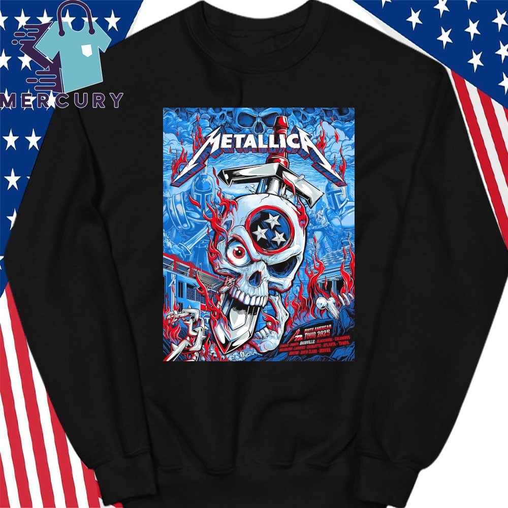 Official Metallica M72 North American Tour Nashville 2025