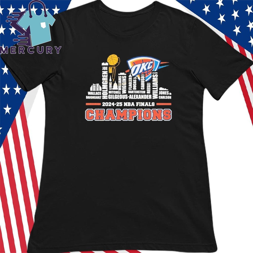 Official 2024-25 NBA Finals Champions Oklahoma City Thunder