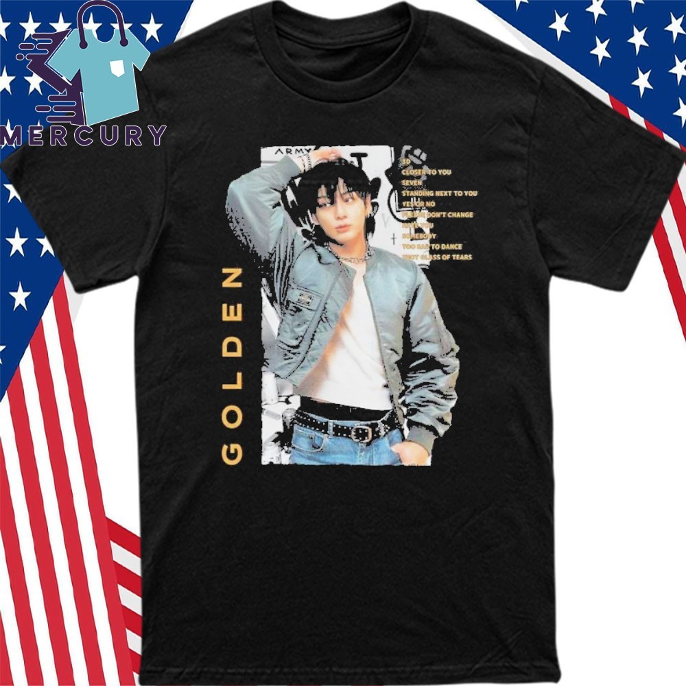 Official Bts Jungkook Golden Shirt, hoodie, sweater, long