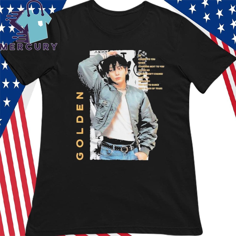 Official Bts Jungkook Golden Shirt, hoodie, sweater, long