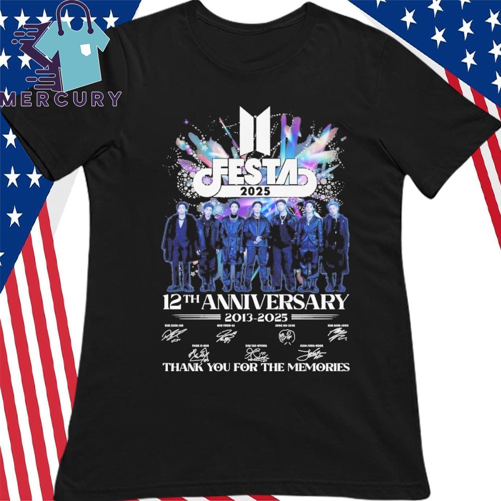 Official Festa 2025 BTS 12th Anniversary 2013-2025 Signature