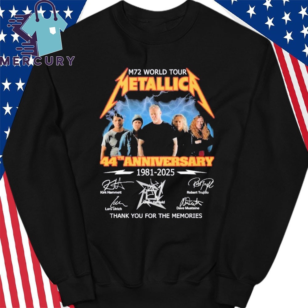 Official Metallica 44th Anniversary 1981-2025 Thank You For