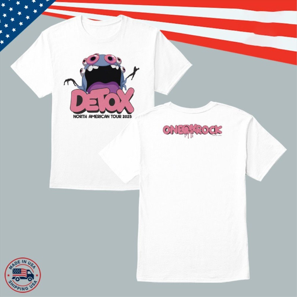 Official One Ok Rock Detox EU Tour Monster White Shirt, hoodie