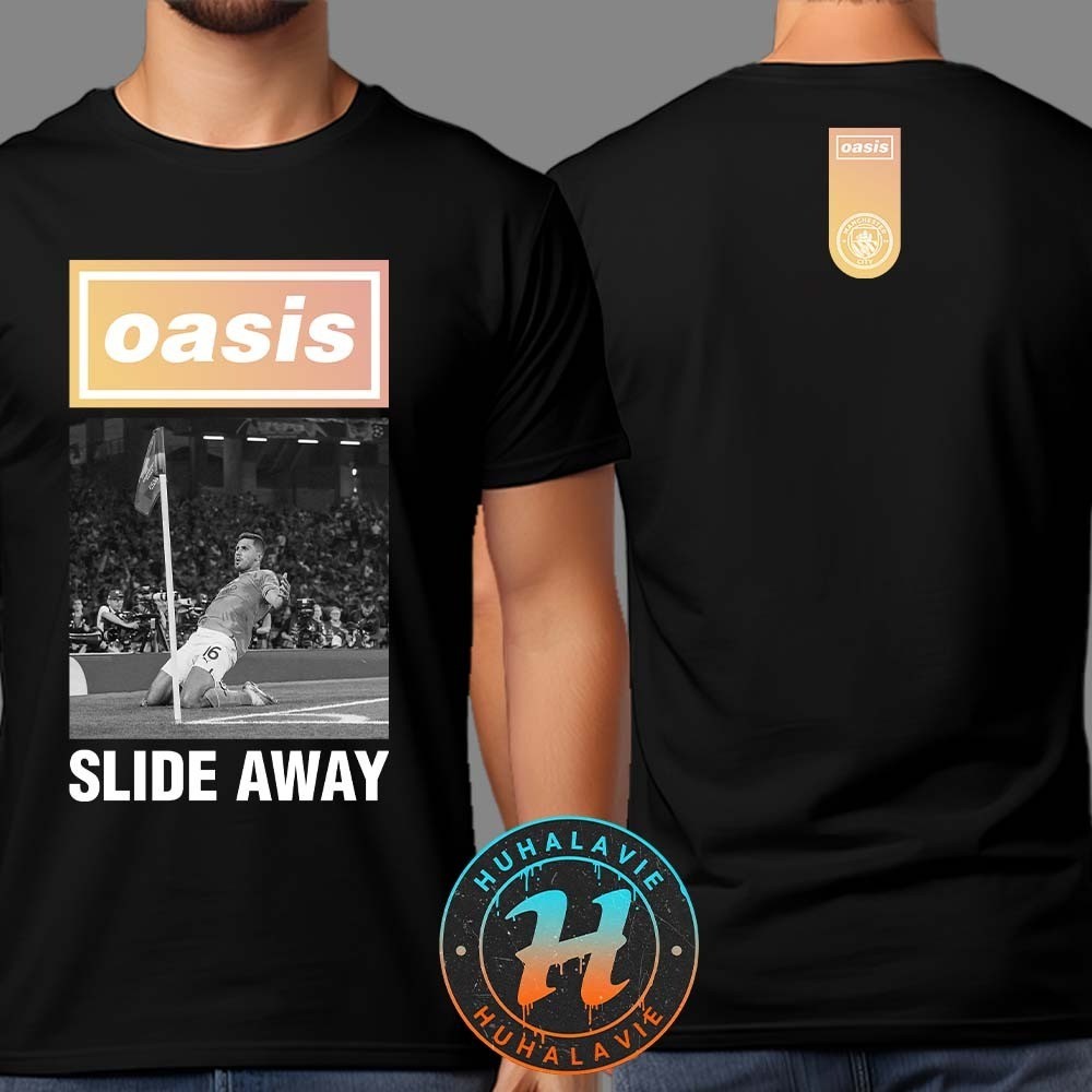 Manchester City oasis Slide Away Tシャツ M Manchester City oasis